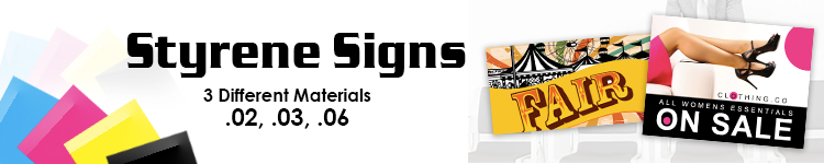 Styrene Signs | Signline.com